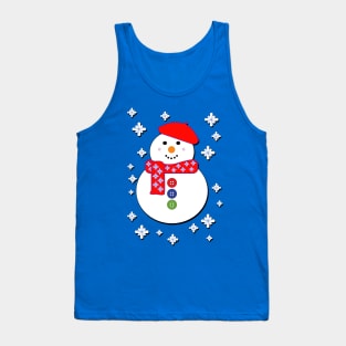 Happy Snowman Tank Top